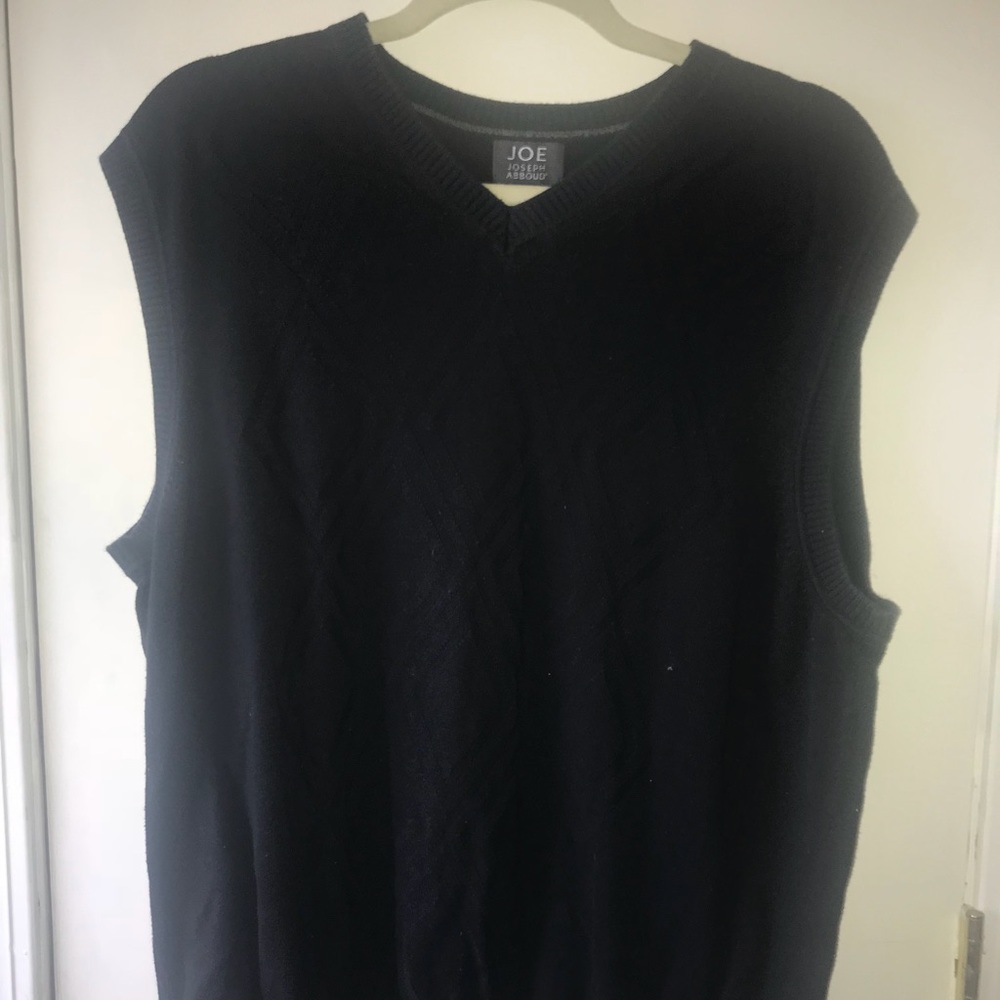 Large sweater vest